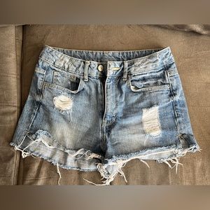 H&M distressed shorts